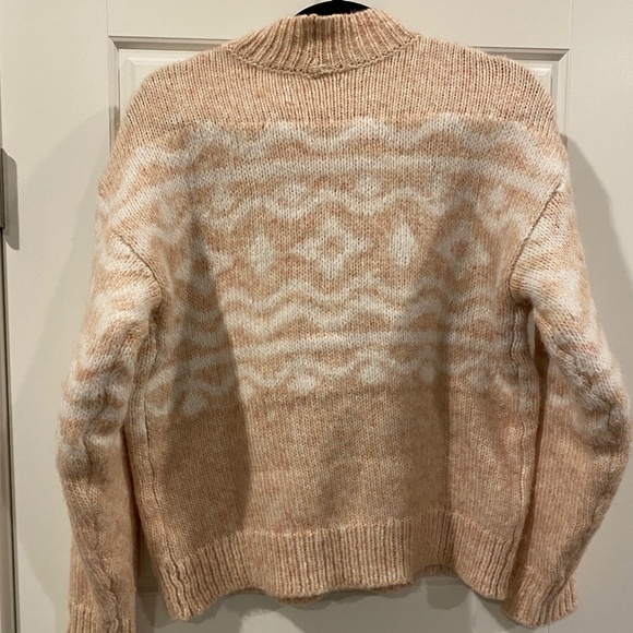 AE Fair Isle Mockneck sweater Sz XS - Picture 2 of 5